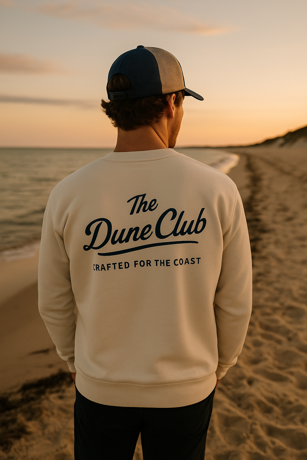 The Dune Club Crewneck - Crafted for the Coast, Perfect for Beach Lovers